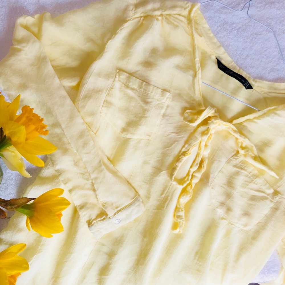 Zara Yellow Blouse